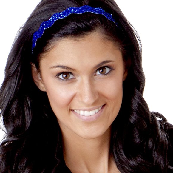 Hipsy Gift 10-pack Bling Glitter Adjustable No Slip Wave Bold Colors Headbands main image 8